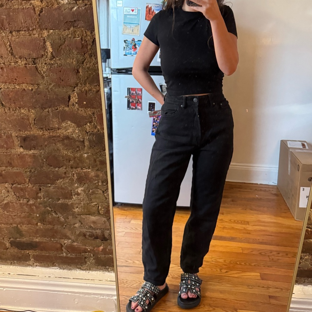Stradivarius slim fit mom jeans